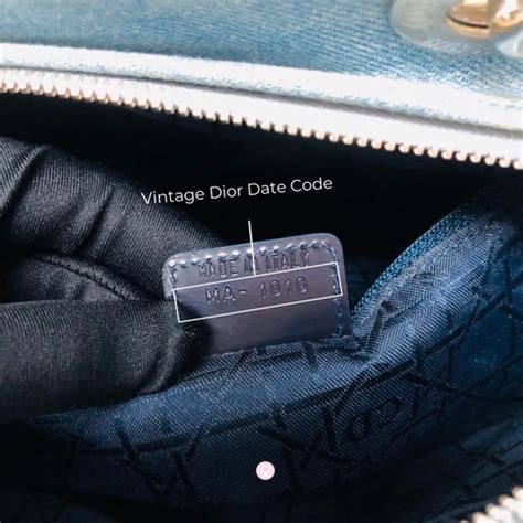 dior rom dates|Dior bag date codes.